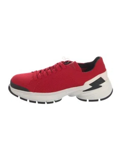 Pre-owned Neil Barrett Athletic Sneakers In Red