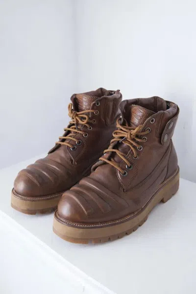Pre-owned Neil Barrett Aw11 Stomper Boots In Sand