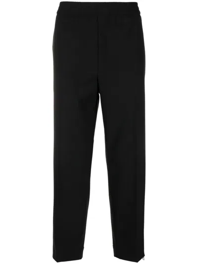 Neil Barrett Barret Tapered Trousers In Black