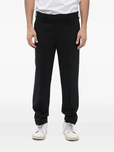 Neil Barrett Belt-loops Trousers In Black
