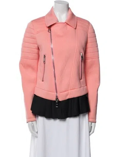 Pre-owned Neil Barrett Biker Jacket In Pink