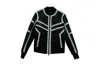Neil Barrett Biker Jacket With White Piping In Black Leather In Black