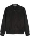Neil Barrett Reversible Bomber Bomber In Black Viscose In Black