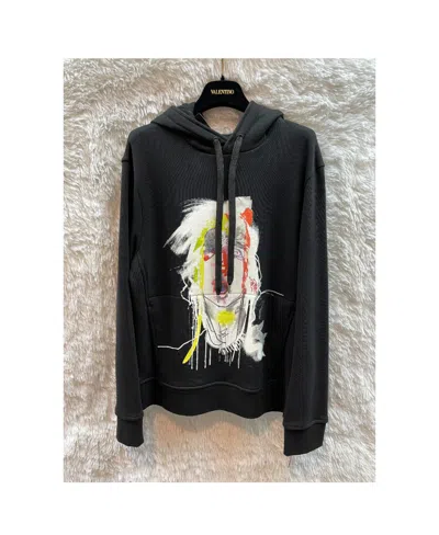 Neil Barrett Black Printed Hooded Sweater