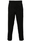Neil Barrett Tapered Darted Trousers In Black