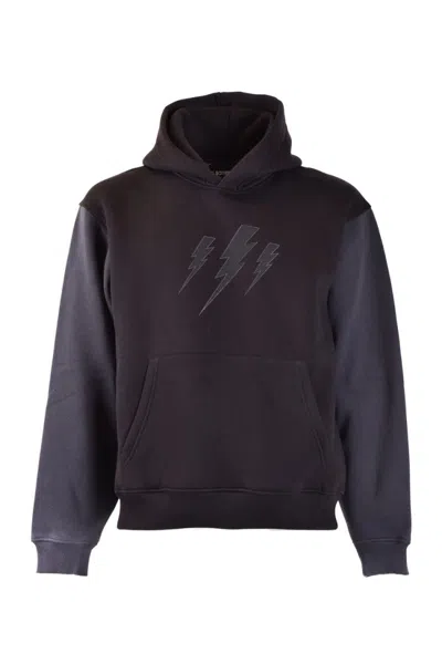 Neil Barrett Blacklightning Bolt Hoodie