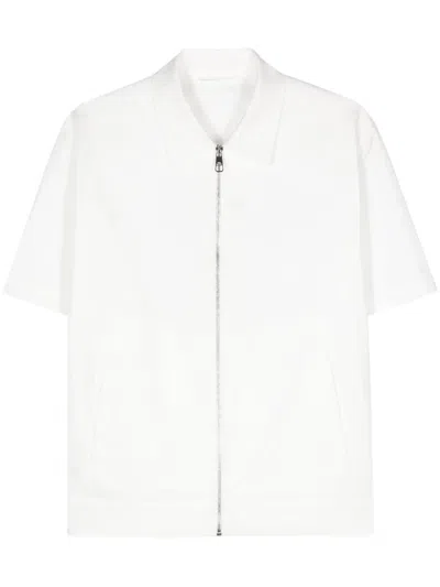 NEIL BARRETT BOMBER HARRINGTON ZIP-UP SHIRT