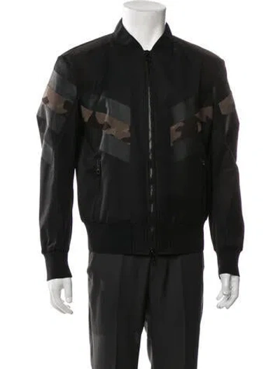 Pre-owned Neil Barrett Bomber Jacket In Black