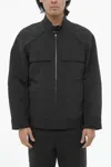 Neil Barrett Boxy Fit Baracuta Jacket With Zip Closure In Black