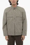 Neil Barrett Boxy Fit Baracuta Jacket With Zip Closure In Multi