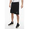 Neil Barrett Brushed Cotton Shorts With Embroidered Logo