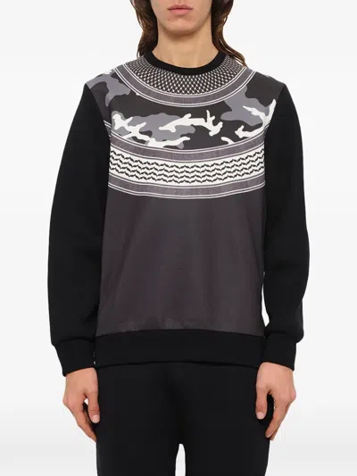 Neil Barrett Camouflage-print Sweatshirt In Multi