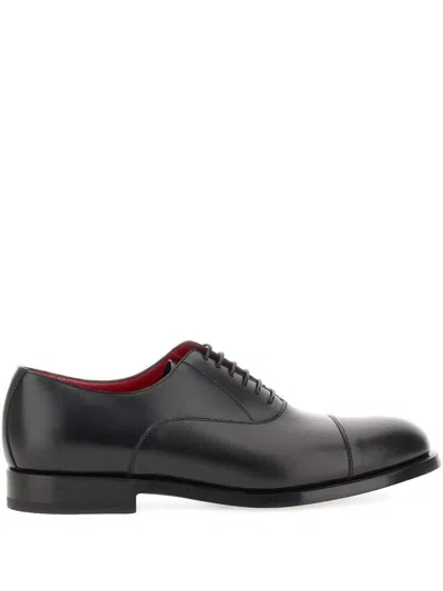 Neil Barrett Cap-toe Lace-up Oxford Shoes In Black