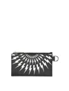 Neil Barrett Card Holder With Strap In Black