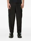 Neil Barrett Cargo-pocket Trousers In Black