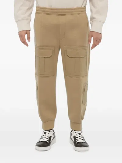 Neil Barrett Cargo-pocket Track Pants In Neutral