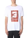 Neil Barrett Chaotic Subway Graphic T-shirt For Men In White