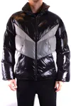 Neil Barrett Chevron Puffer Jacket With Oversized Fit In Black