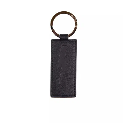 Neil Barrett Chic Leather Keychain For Men's Men In Blue