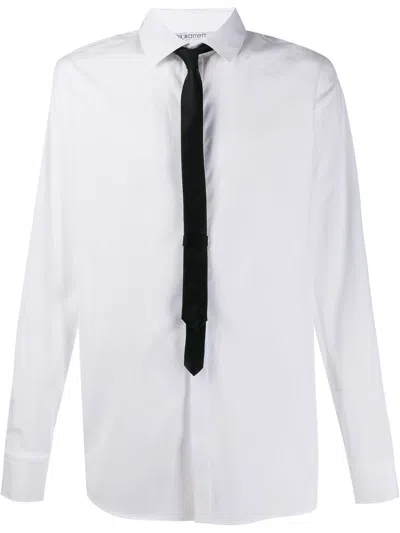 Neil Barrett Classic White Shirt With Tie For Men In Ss20