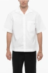 Neil Barrett Cotton Boxy Fit Shirt With Breast-pocket