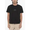 Neil Barrett Cotton Crew-neck T-shirt With Print In Black