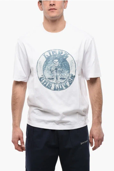 NEIL BARRETT COTTON LIBRA ROCKBAND SLIM FIT T-SHIRT