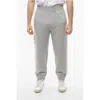 Neil Barrett Cotton Loose Fit Sweatpants With Knitted Side Bands