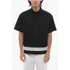Neil Barrett Cotton Poplin Shirt With Contrast Edge