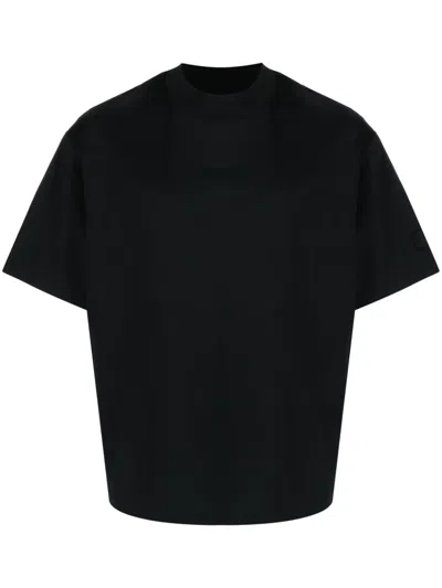 Neil Barrett Crew-neck Cotton T-shirt In Black