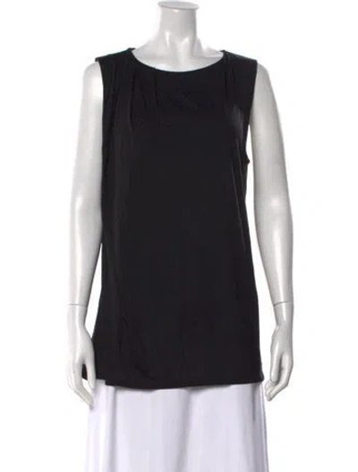 Pre-owned Neil Barrett Crew Neck Sleeveless Top In Black