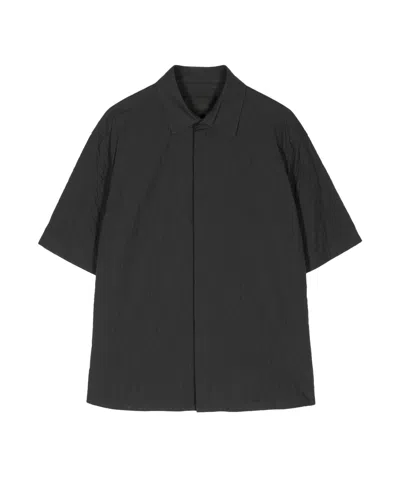 NEIL BARRETT CRINKLED COTTON SHIRT