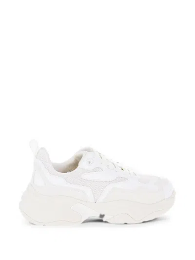 Neil Barrett Croquis Mesh-panel Sneakers In White