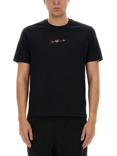 Neil Barrett Cupid Cotton T-shirt In Black