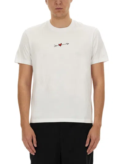 Neil Barrett "cupid" T-shirt In White