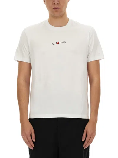 Neil Barrett "cupid" T-shirt In White