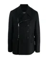 Neil Barrett Double-brested Tailored Jacket In Black