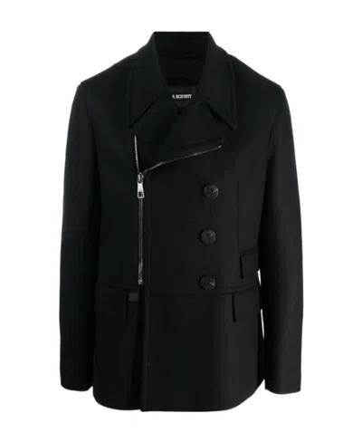 Neil Barrett Double-brested Tailored Jacket In Black