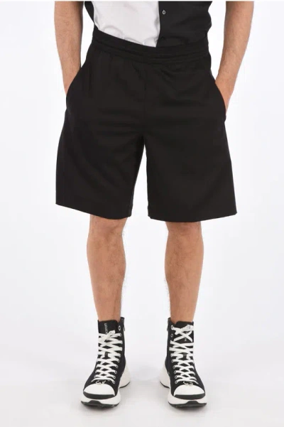 Neil Barrett Drawstring City Shorts In Black