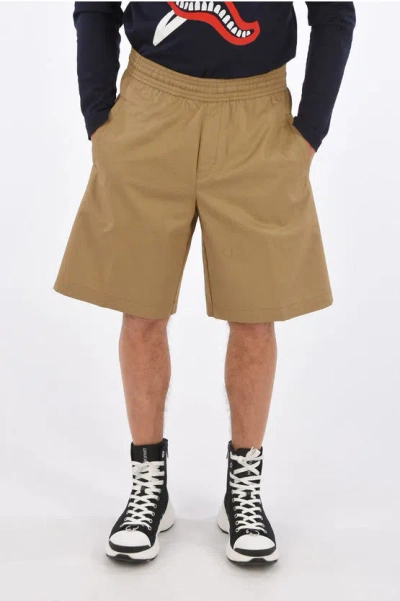 Neil Barrett Drawstring City Shorts In Brown