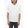 Neil Barrett Dropped Shoulder Fairisle Thunderbolt Cotton T-shirt