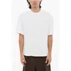 Neil Barrett Solid Color Slim Fit T-shirt With Eyelets Details