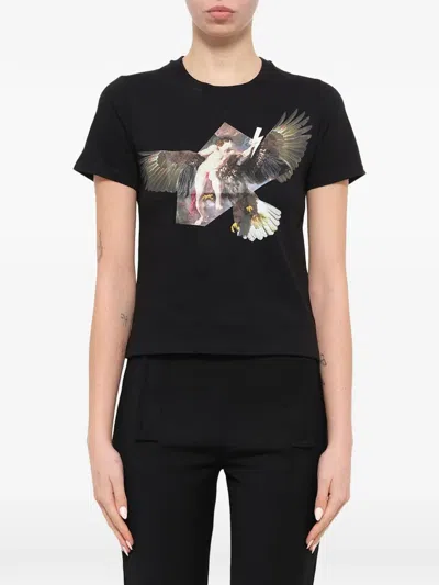 Neil Barrett Eagle-print T-shirt In Black