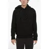 Neil Barrett Easy Fit Hoodie With Velvet Thunderbolt