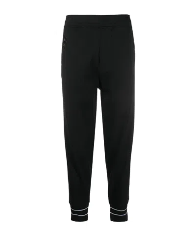 Neil Barrett Elastic Waist-edge Sweatpants In Black
