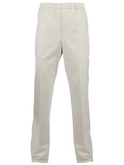 Neil Barrett Elasticated Waist Trouser In White