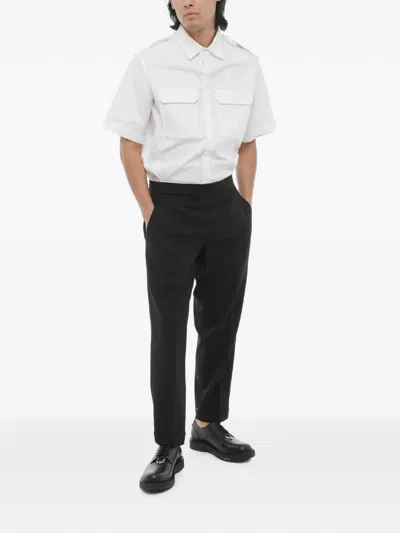 Neil Barrett Elasticated-waistband Trousers In Black
