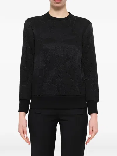 Neil Barrett Embossed Panelled Sweatshirt In Black