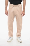 Neil Barrett Embroidered Bolt Joggers With Zip At Cuffs