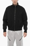 Neil Barrett Embroidered Slim Fit Sweatshirt With Zip Closure
